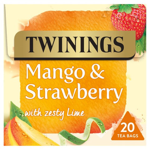 Twinings Mango & Strawberry Fruit Tea 20's (Pack of 3)