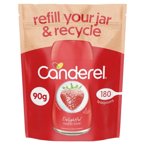 Canderel Granulated Sweetener Refill Pack 90g (Pack of 2)