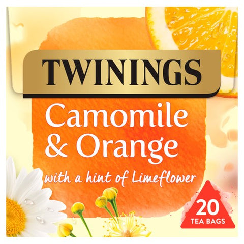Twinings Camomile & Orange Herbal Tea 20's (Pack of 3)