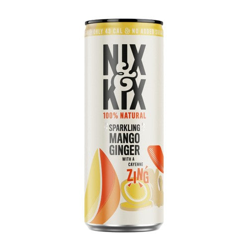 Nix & Kix Mango & Ginger 250ml (Pack of 6)