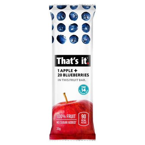 That's it. Apple Blueberry 35g (Pack of 3)