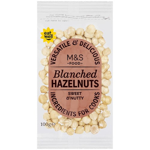 M&S Blanched Hazelnuts 100g (Pack of 3)