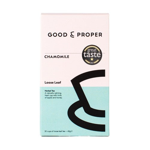 Good & Proper Tea - Loose Leaf Chamomile Tea 45g (Pack of 2)