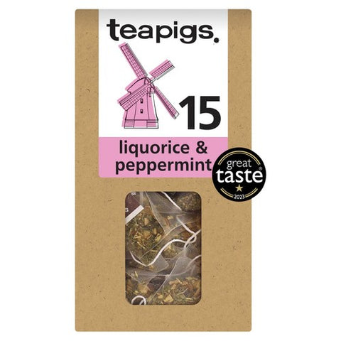 Teapigs Liquorice & Peppermint Tea Bags 15's (Pack of 3)