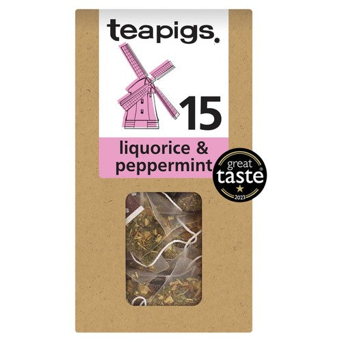 Teapigs Liquorice & Peppermint Tea Bags 15's (Pack of 3)