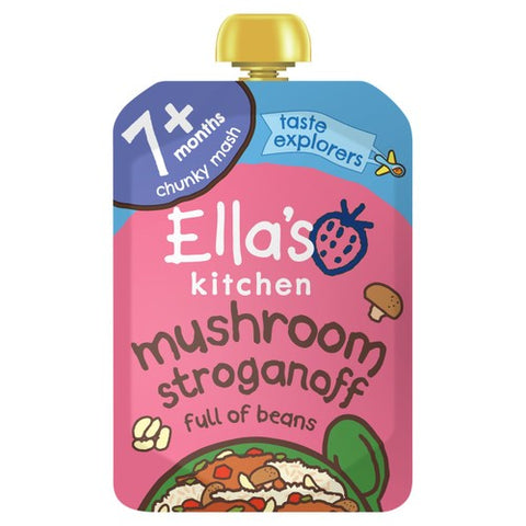 Ella's Kitchen Mushroom Stroganoff Baby Food Pouch 7+ Months 130g (Pack of 2)