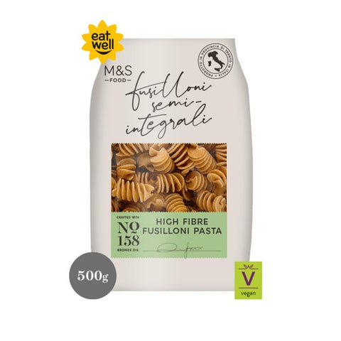 M&S Fusilloni Authentic Italian Pasta 500g (Pack of 3)