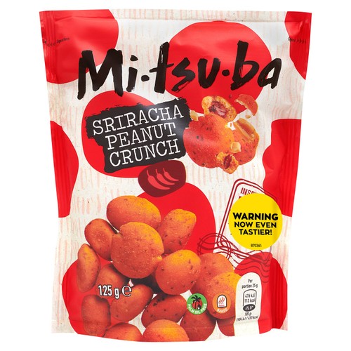 Mitsuba Sriracha Peanut Crunch 125g (Pack of 3)