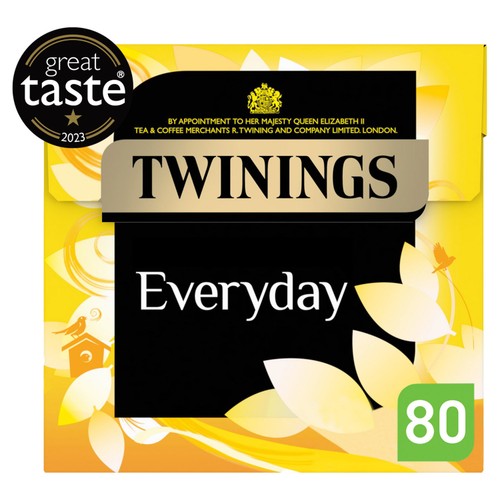 Twinings Everyday Tea 80 Tea Bags 80's (Pack of 2)