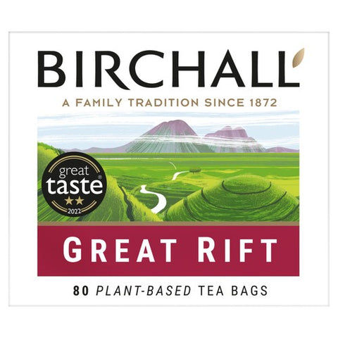 Birchall Great Rift Breakfast Blend Everyday Tea Bags 80's (Pack of 2)