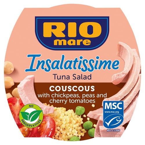 Rio Mare MSC Tuna & Cous Cous Salad 160g (Pack of 2)