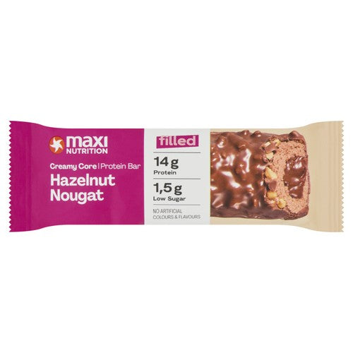 Maxi Nutrition Hazelnut Creamy Core Protein Bar 45g (Pack of 3)