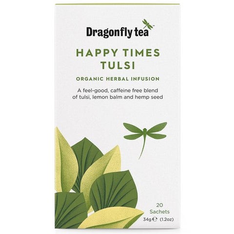 Dragonfly Organic Happy Times Tulsi 20's (Pack of 3)