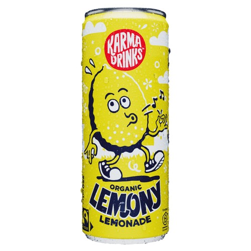 Karma Drinks Organic Lemony Lemonade 250ml (Pack of 3)