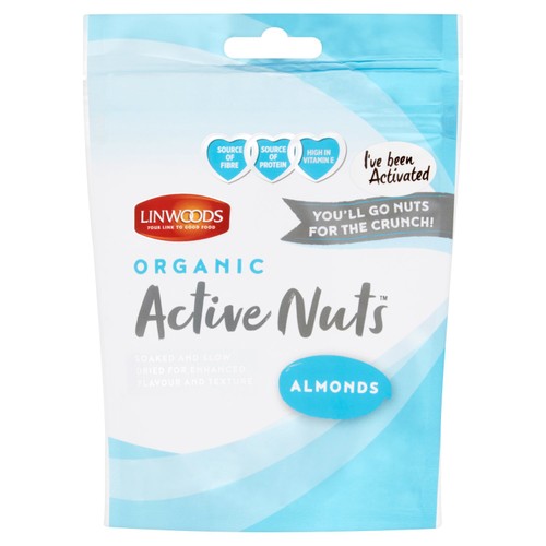 Linwoods Active Organic Almonds 70g (Pack of 3)