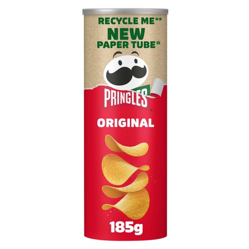 Pringles Original Sharing Crisps 185g (Pack of 3)