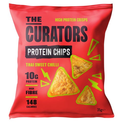 The Curators Thai Sweet Chilli Protein Chips 35g (Pack of 6)