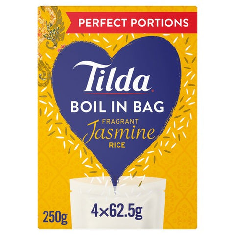 Tilda Boil in the Bag Fragrant Jasmine Rice 250g (Pack of 3)