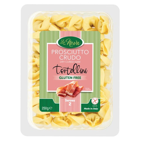LaNova Gluten Free Prosciutto Crudo Tortellini 250g (Pack of 3)