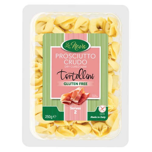 LaNova Gluten Free Prosciutto Crudo Tortellini 250g (Pack of 3)
