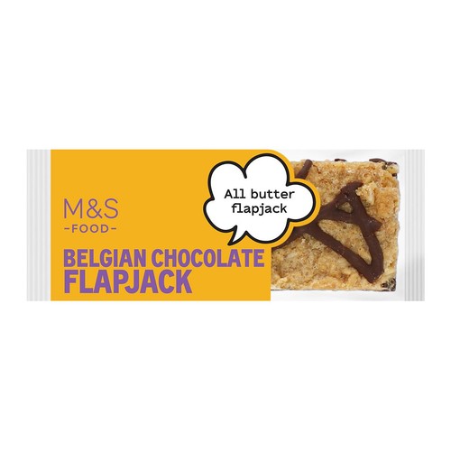M&S Belgian Chocolate Flapjack 60g (Pack of 3)