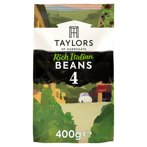 Taylors Rich Italian Coffee Beans 400g (Pack of 2)