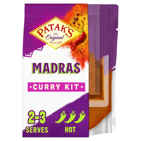 Patak's Madras Curry Meal Kit 270g (Pack of 2)