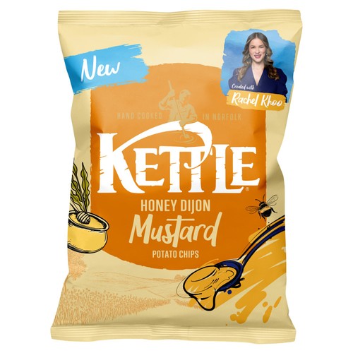 Kettle Chips Honey Dijon 130g (Pack of 3)