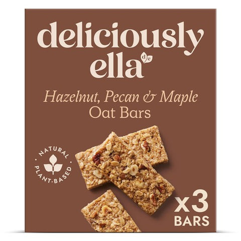 Deliciously Ella Hazelnut, Pecan & Maple Oat Bar Multipack 3 x 50g (Pack of 3)