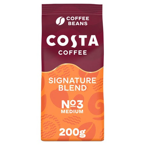 Costa Coffee Signature Blend Beans 200g (Pack of 2)