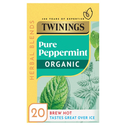 Twinings Organic Peppermint Tea 20's (Pack of 3)