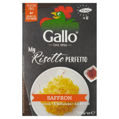 Riso Gallo My Risotto Perfetto Saffron 175g (Pack of 3)