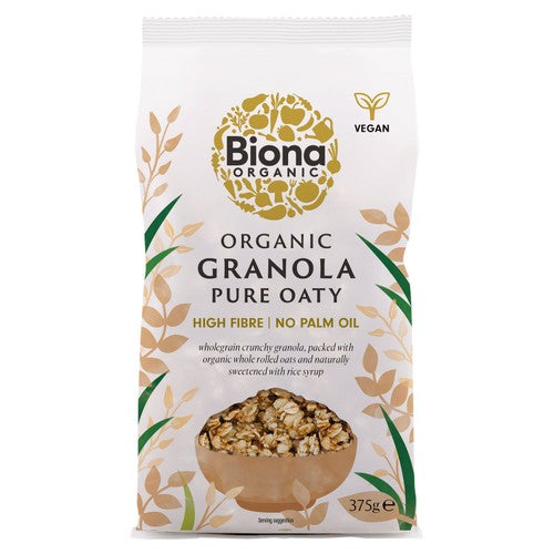 Biona Organic Pure Oaty Granola 375g (Pack of 3)