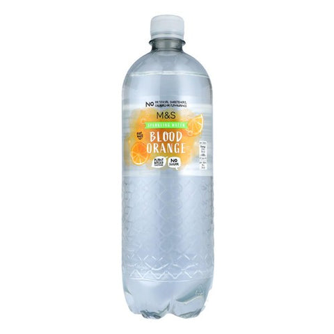 M&S Sparkling Blood Orange Water 1L (Pack of 3)