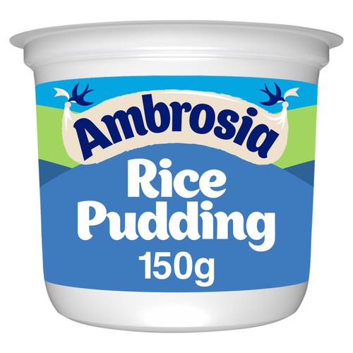 Ambrosia Rice Pudding Dessert Snack Pot 150g (Pack of 2)