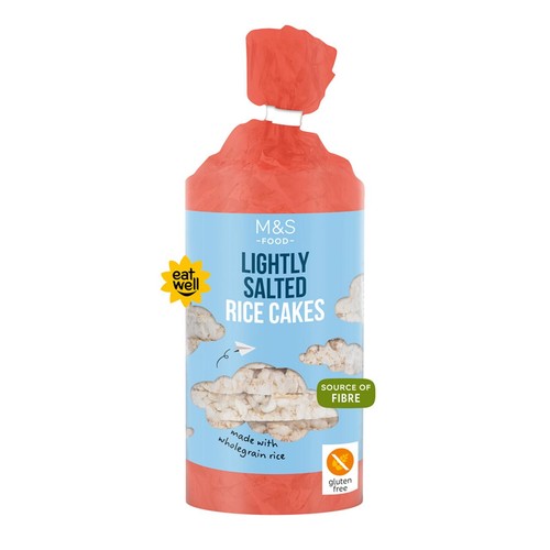 M&S Lightly Salted Rice Cakes 112g (Pack of 3)