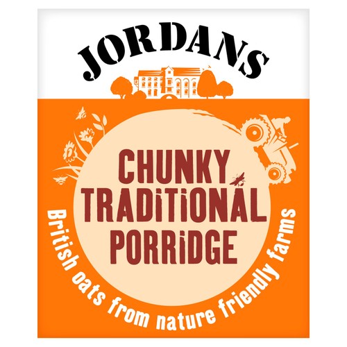 Jordans Chunky Porridge Oats Breakfast Cereal 750g (Pack of 3)