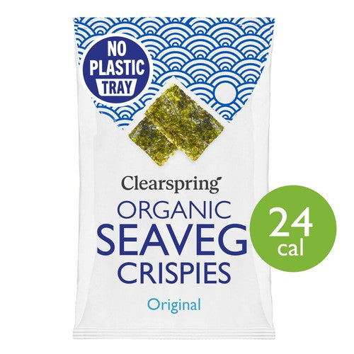 Clearspring Organic Seaveg Crispies Original 4g (Pack of 6)