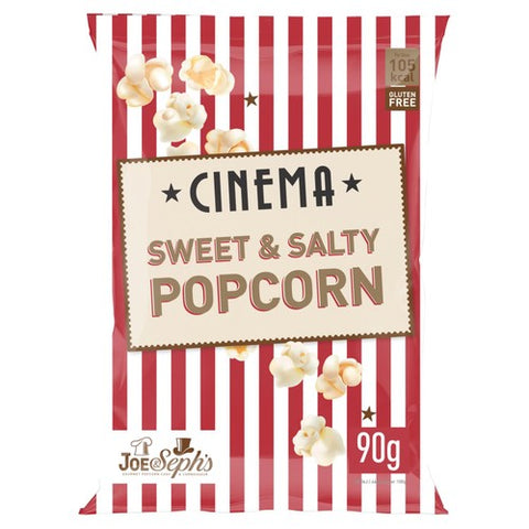 Joe & Seph's Cinema Sweet & Salt Popcorn 90g (Pack of 6)