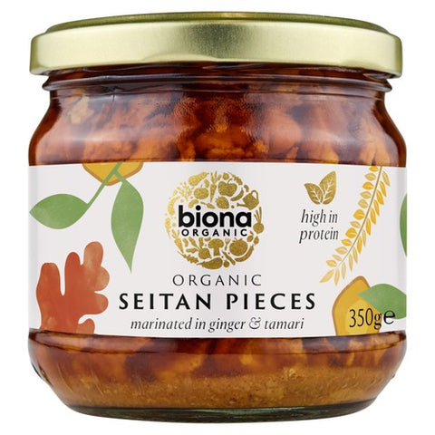 Biona Organic Seitan Pieces 350g (Pack of 2)