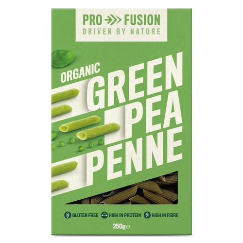 Profusion Organic Protein Green Pea Penne 250g (Pack of 3)