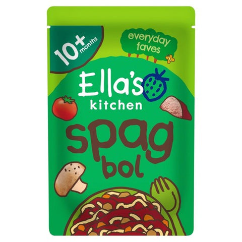 Ella's Kitchen Beef Spag Bol with Cheese Food Pouch 10+ Months 190g (Pack 3)