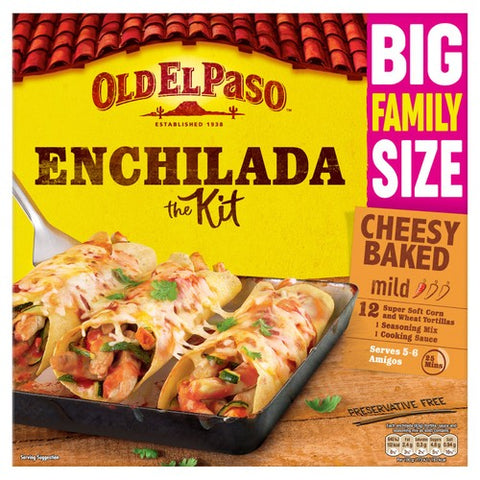 Old El Paso Family Pack Cheesy Baked Enchilada Kit 995g (Pack of 2)