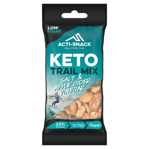 Acti-Snack Salt & Apple Cider Vinegar Keto Crunch 40g (Pack of 6)