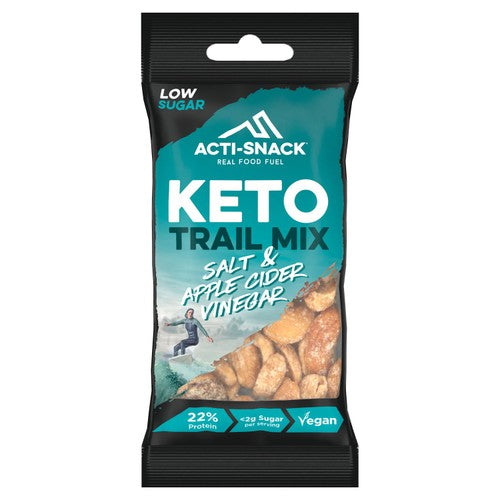 Acti-Snack Salt & Apple Cider Vinegar Keto Crunch 40g (Pack of 6)