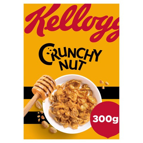 Kellogg's Crunchy Nut Original Breakfast Cereal 300g (Pack of 3)