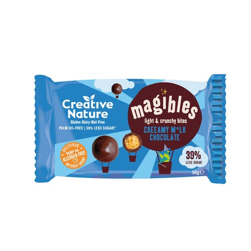 Creative Nature Magibles Creeamy Milk Chocolate 30g (Pack of 3)