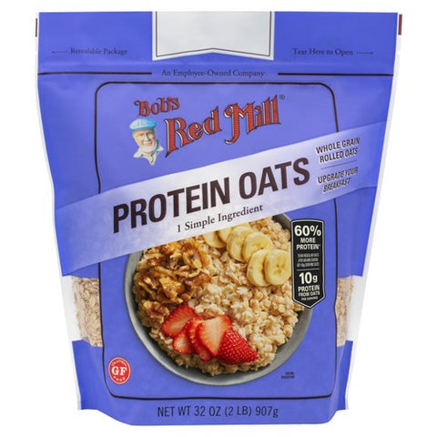 Bob's Red Mill Gluten Free Protein Rolled Oats 907g (Pack of 3)