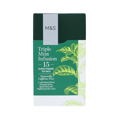 M&S Triple Mint Infusion Teabags 15's (Pack of 3)