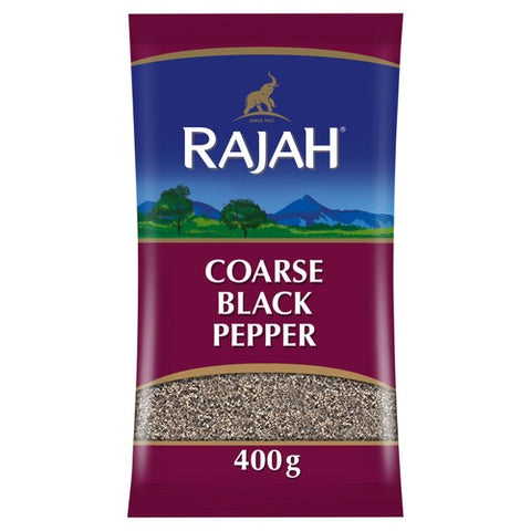 Rajah Coarse Black Pepper 400g (Pack of 2)